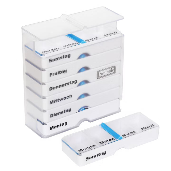 Remedic Medikamentendispenser/ Tablettenbox / Pillendose für 7 Tage