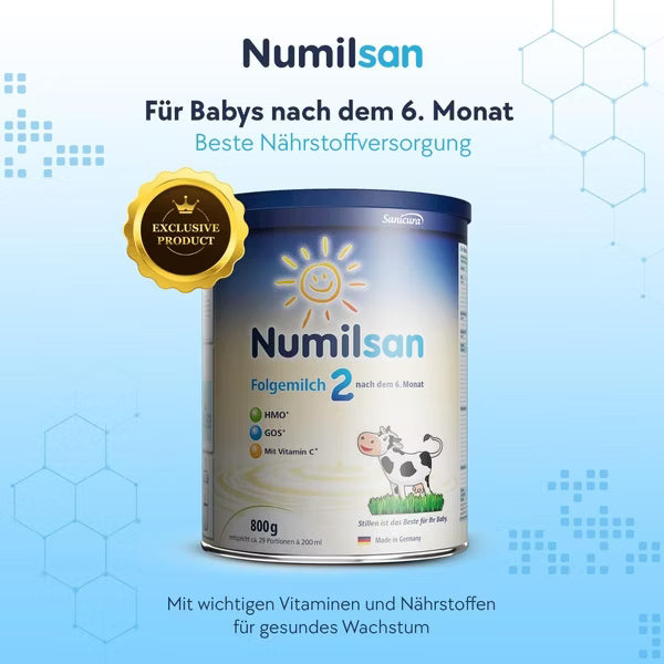 Numilsan Folgemilch 2 Babynahrung Kindermilch Fertigmilch 800g
