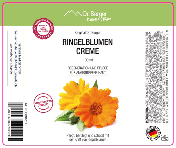 Original Dr. Berger Ringelblumencreme 100 ml