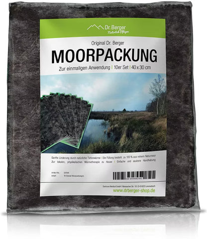 Original Dr. Berger Starterset 10er Moorpackung + 1 Wärmeträge