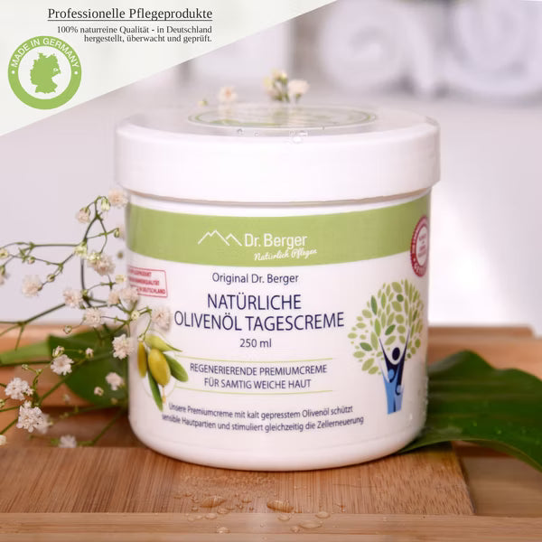 Original Dr. Berger Natürliche Olivenöl Tagescreme 250 ml