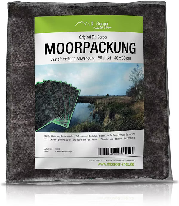 Original Dr. Berger 50er Set Moorpackung 40 x 30 cm