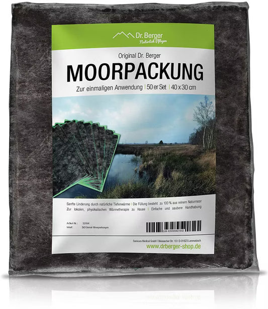 Original Dr. Berger 50er Set Moorpackung 40 x 30 cm