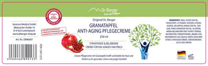 Original Dr. Berger Granatapfel Anti-Aging Pflegecreme 250 ml