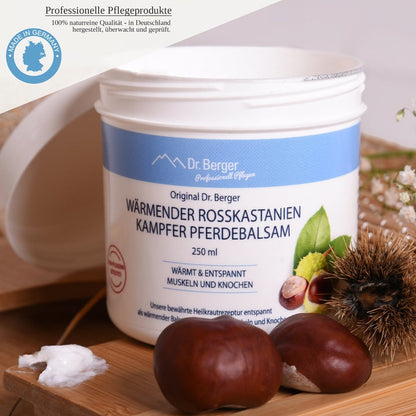 Original Dr. Berger Wärmender Rosskastanien Kampfer Pferdebalsam 250 ml