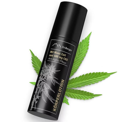 Original Dr. Berger "Black Edition" Körperlotion 100 ml mit Moos Cell