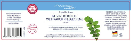 Original Dr. Berger Regenerierende Weihrauch Pflegecreme 250 ml