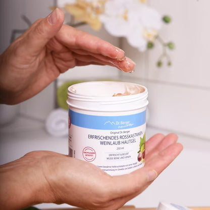 Original Dr. Berger erfrischendes Rosskastanien Weinlaub Hautgel 250 ml