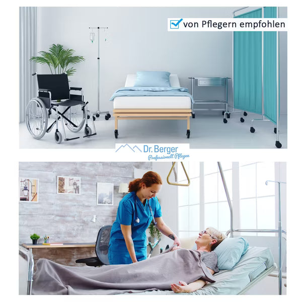 Original Dr. Berger Spannbettbezug 100 x 200 cm Frottee / Folie
