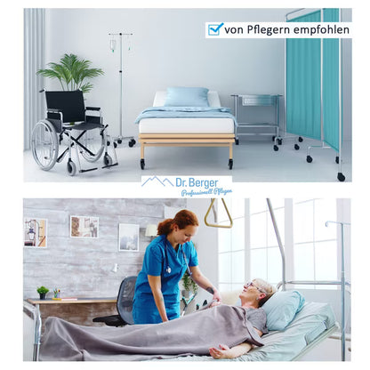 Original Dr. Berger Spannbettbezug 100 x 200 cm Frottee / Folie