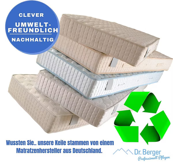 Original Dr. Berger Sitz-Keilkissen 37 x 37 x 7 cm Schwarz