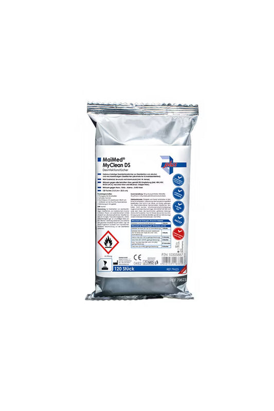120 Stück MaiMed® MyClean DS Desinfektionstücher Refill
