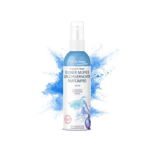 Original Dr. Berger Kleiner Muff-Ex Geruchsvernichter Parfümfrei 150 ml