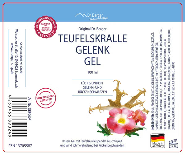 Original Dr. Berger Teufelskralle Gelenk Gel 100 ml