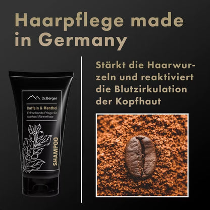 Original Dr. Berger "Black Edition" 200 ml Shampoo Coffein & Menthol