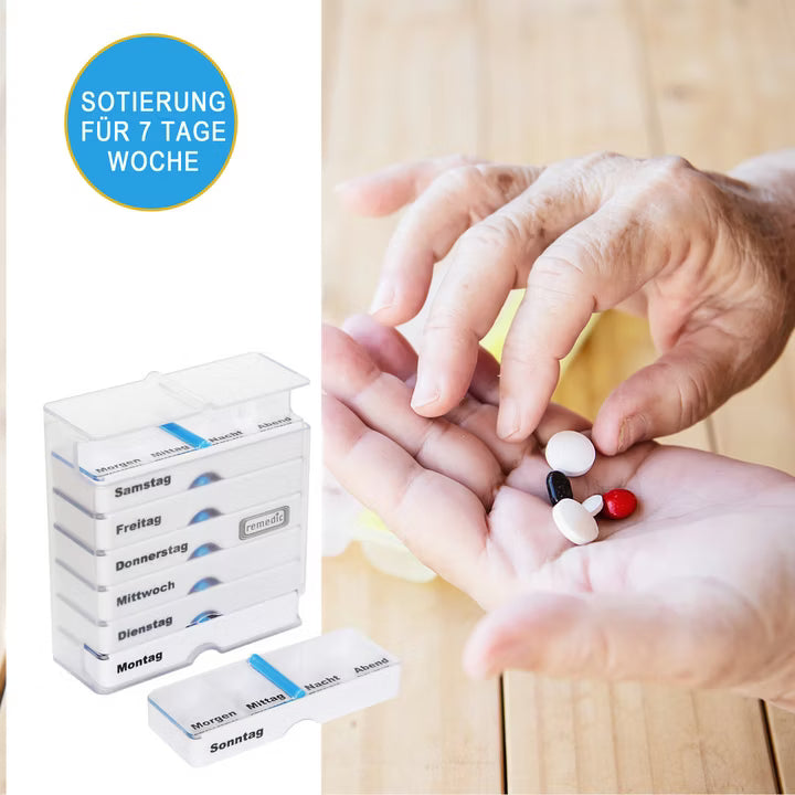 Remedic Medikamentendispenser/ Tablettenbox / Pillendose für 7 Tage