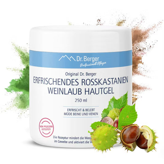 Original Dr. Berger erfrischendes Rosskastanien Weinlaub Hautgel 250 ml