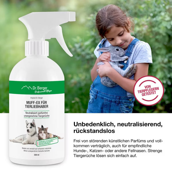 Original Dr. Berger Muff-Ex Geruchsvernichter für Tierliebhaber 500 ml