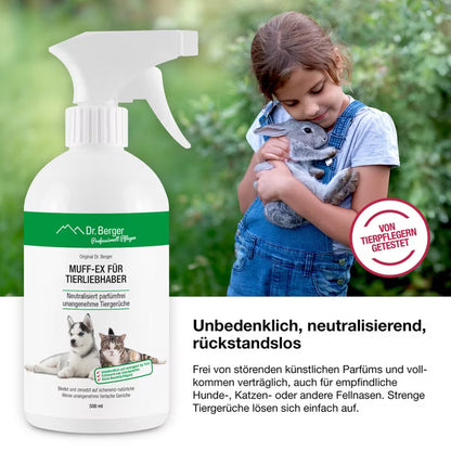 Original Dr. Berger Muff-Ex Geruchsvernichter für Tierliebhaber 500 ml