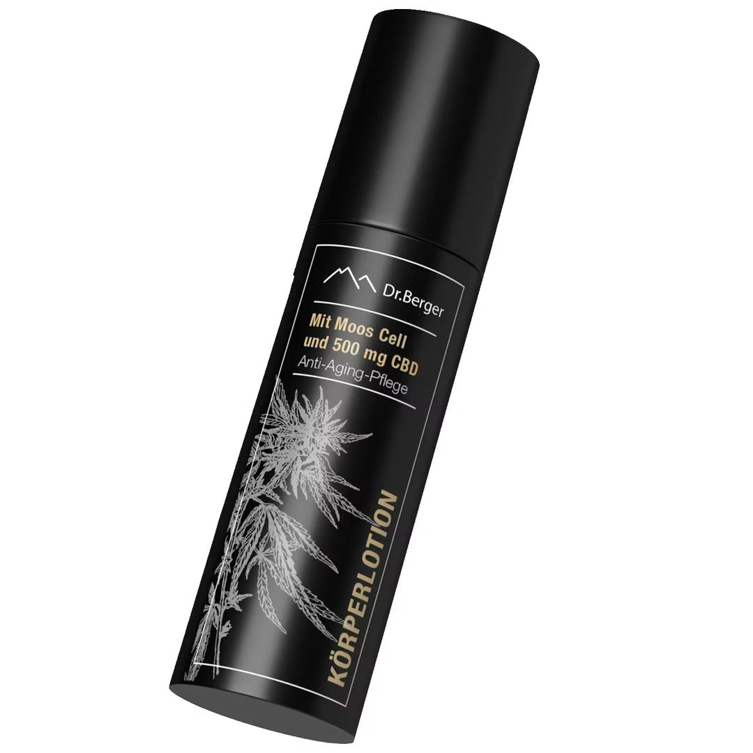 Original Dr. Berger "Black Edition" Körperlotion 100 ml mit Moos Cell