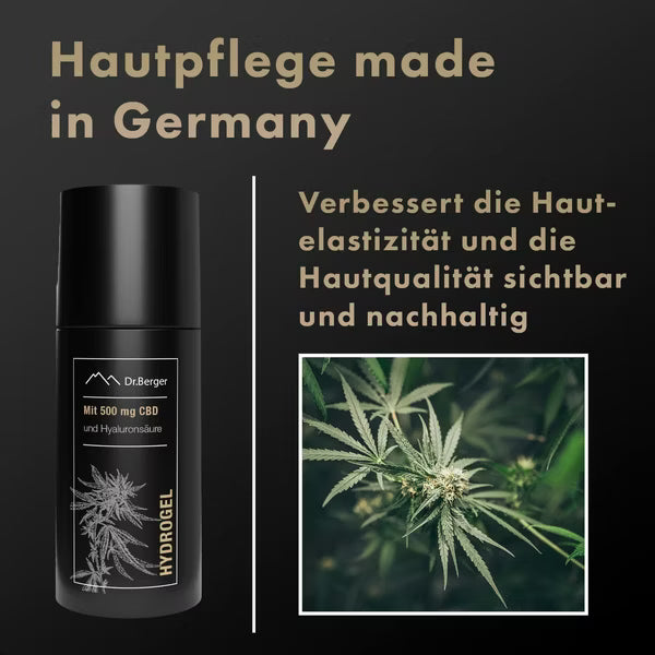 Original Dr. Berger "Black Edition" Hydrogel 50 ml mit Hyaluronsäure