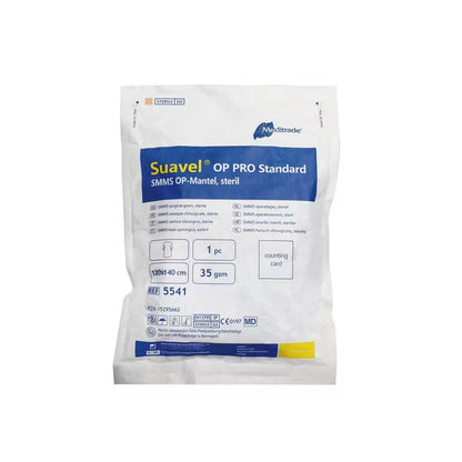 Meditrade Suavel OP PRO Standard SMMS OP Kittel Steril Blau M-XXL