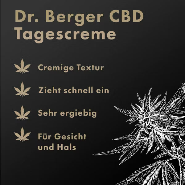 Original Dr. Berger "Black Edition" Tagescreme 50 ml mit Moos Cell