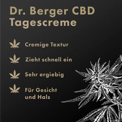 Original Dr. Berger "Black Edition" Tagescreme 50 ml mit Moos Cell