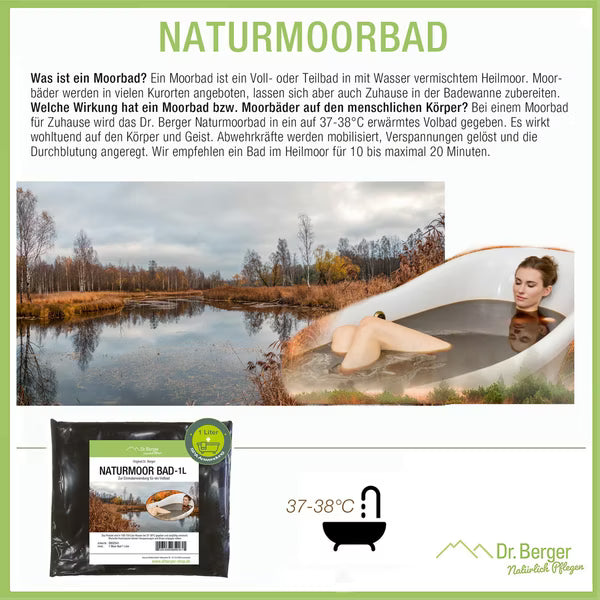 Original Dr. Berger Naturmoor Bad 1 Liter