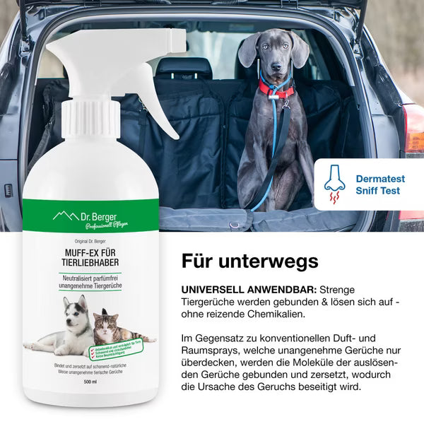 Original Dr. Berger Muff-Ex Geruchsvernichter für Tierliebhaber 500 ml