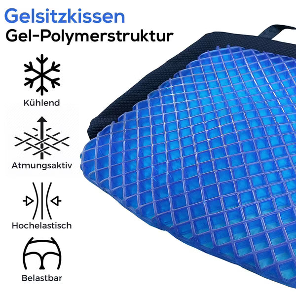 Innovatives Gel Sitzkissen 40 x 38 cm