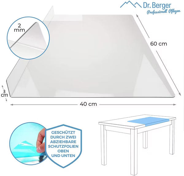 Original Dr. Berger Tisch- und Kleckerschutz 60 x 40 cm