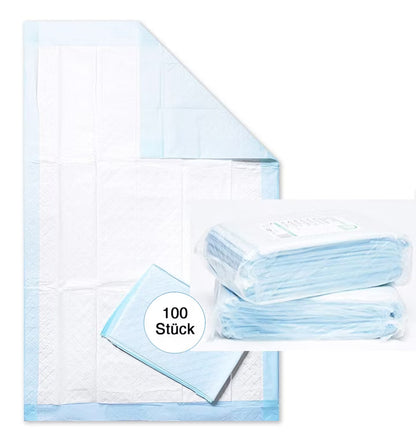 100 Stück Premium Krankenunterlagen 60 x 90 cm