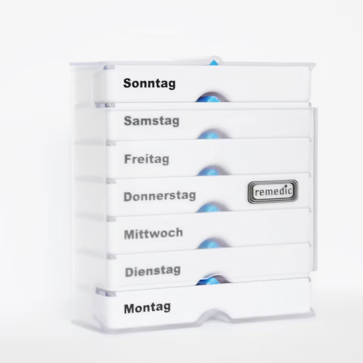 Remedic Medikamentendispenser/ Tablettenbox / Pillendose für 7 Tage